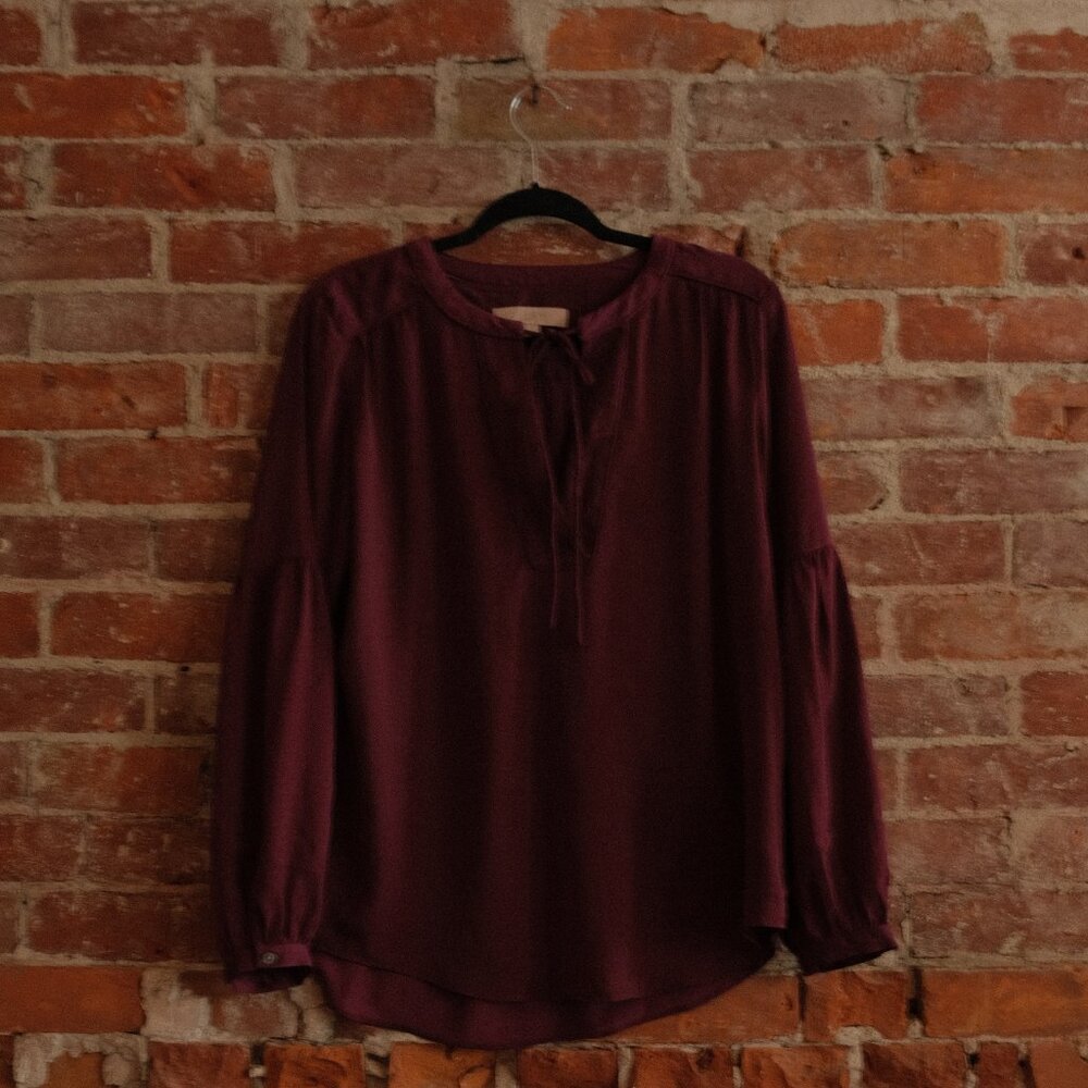 Women's Merlot Top Long Sleeve